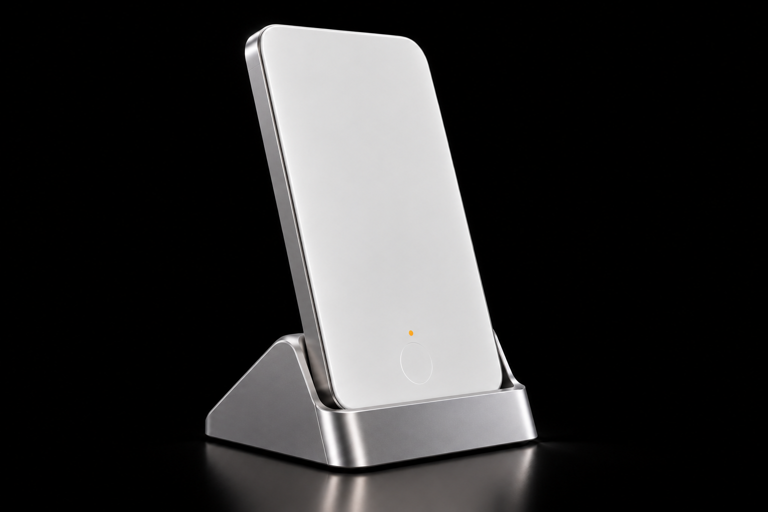 AttentionAGI standing in its aluminum dock